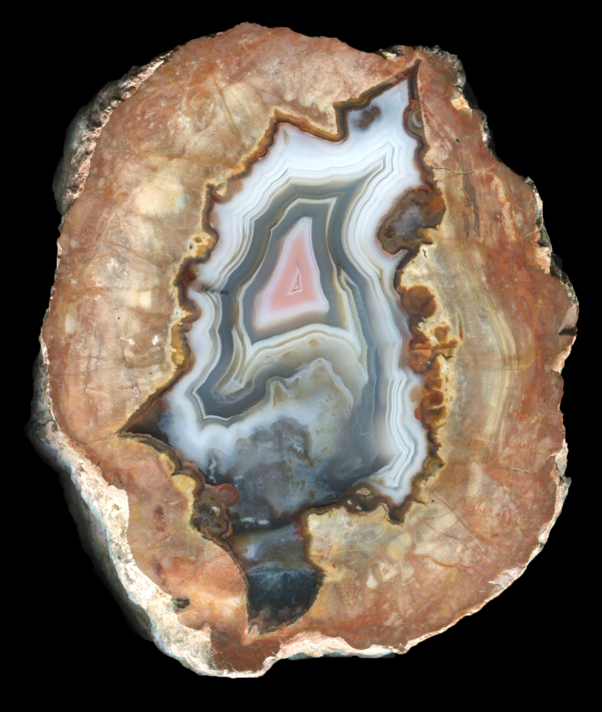 Beautiful Susuz Thunderegg with Pale Banded Agate