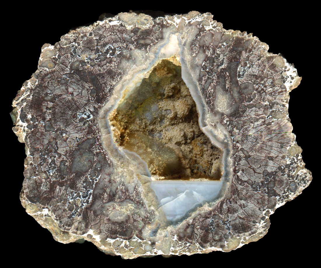 Hollow Thunderegg from Stella's Claim, Upper Glass Creek