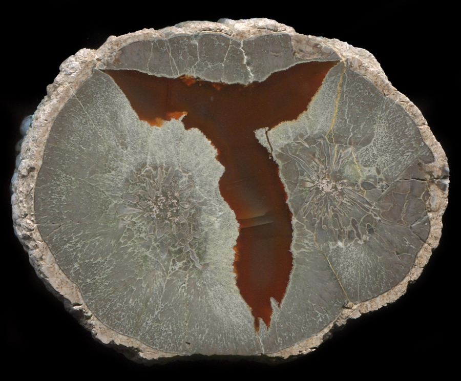 Mirador Thunderegg with Red Agate