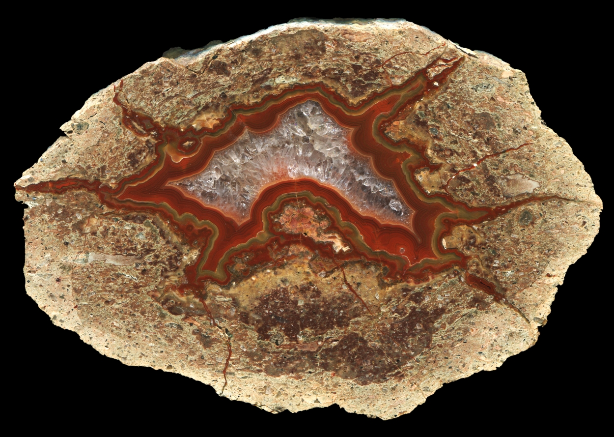 Rio Colorado Mendoza Thunderegg with Hint of Amethyst