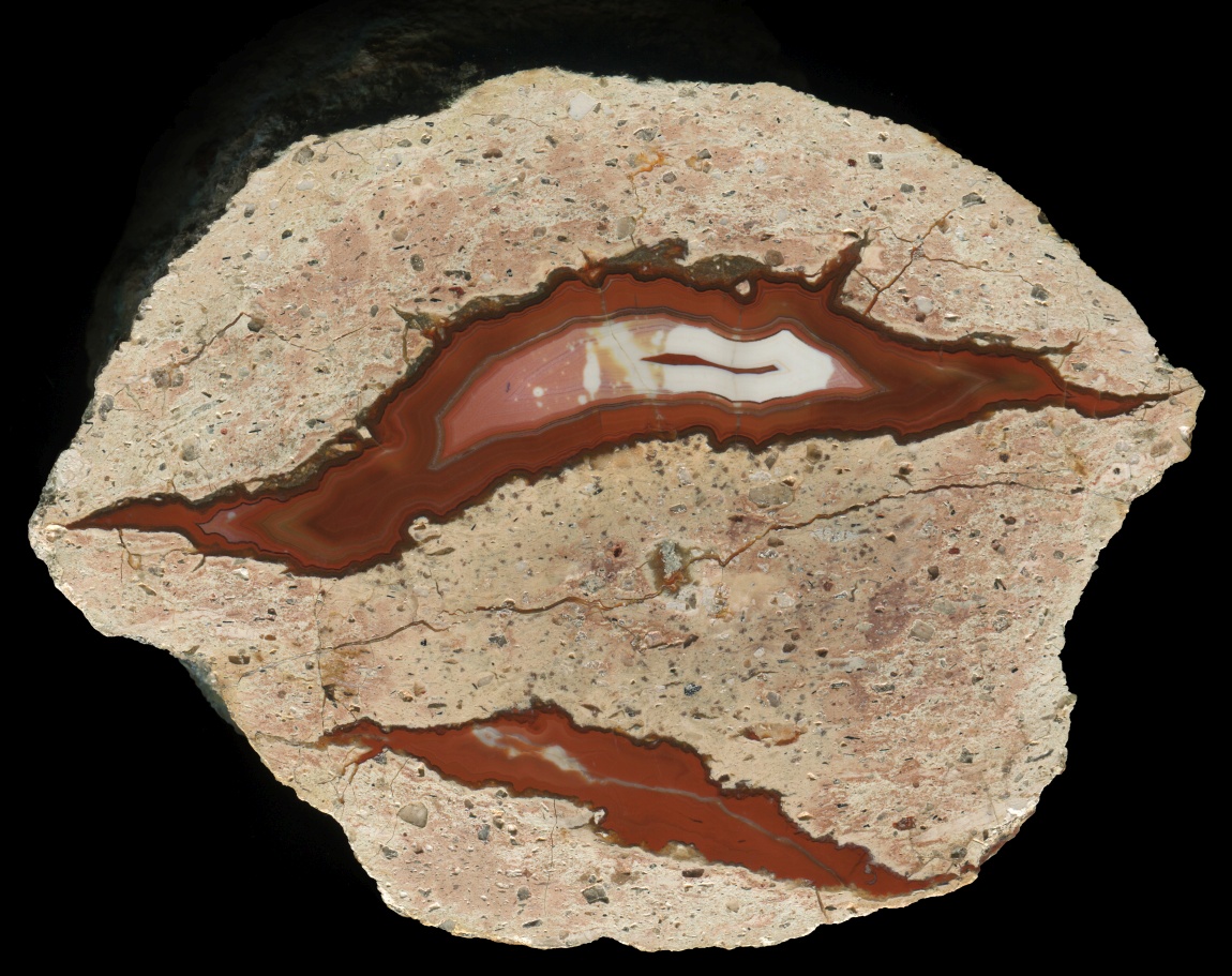 Rio Colorado Mendoza Thunderegg with Two Solid Agate Cores