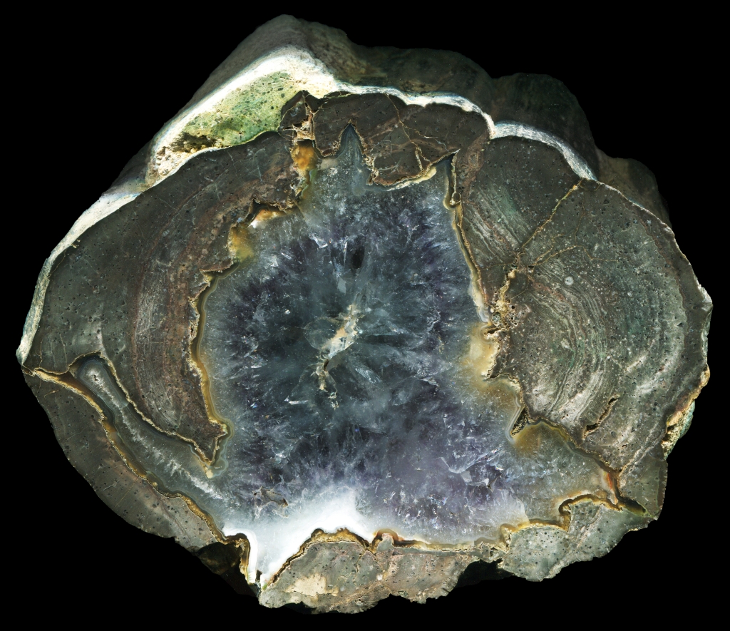 Large Oxley Creek Thunderegg with Amethyst and Deep Clear Quartz