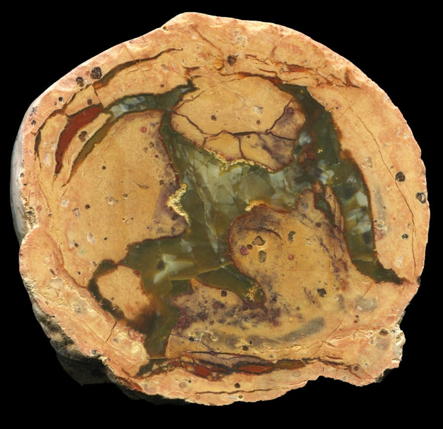 Agate Creek Thunderegg with complex core