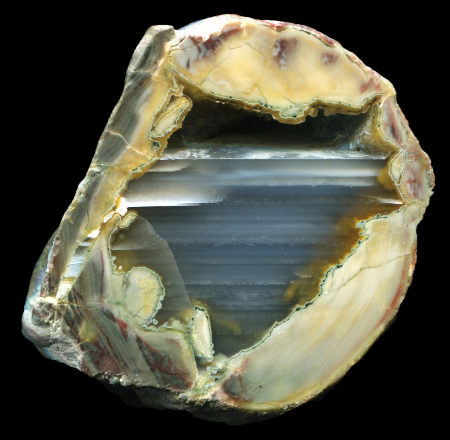 Incomplete Doon Doon Thunderegg with Waterlines