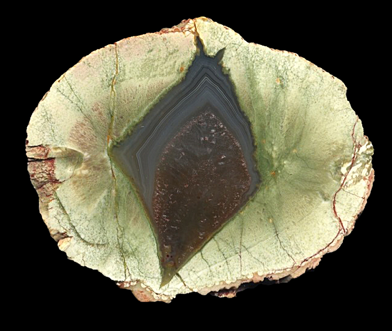 Beautiful Greenish Mount Hay Thunderegg