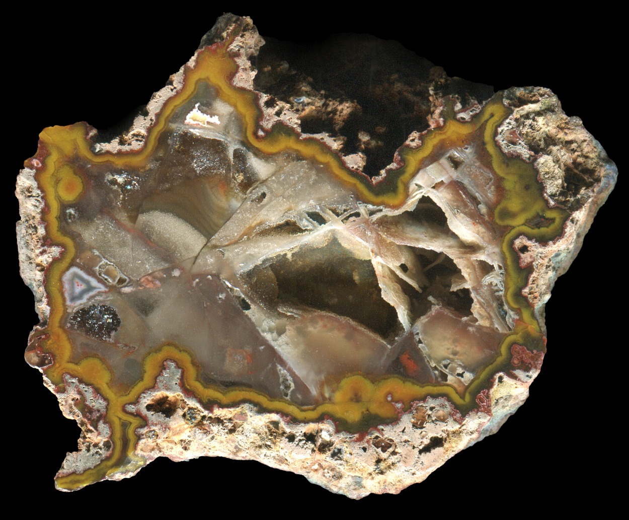 Pujiang Thunderegg with Pseudomorphs/Plate Formations