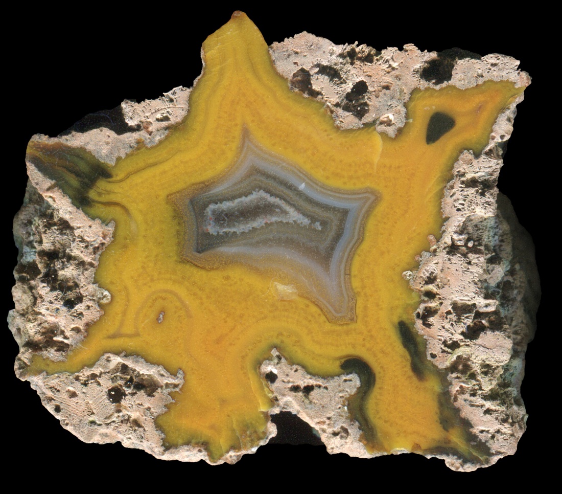 Vivid Yellow Pujiang Thunderegg Core