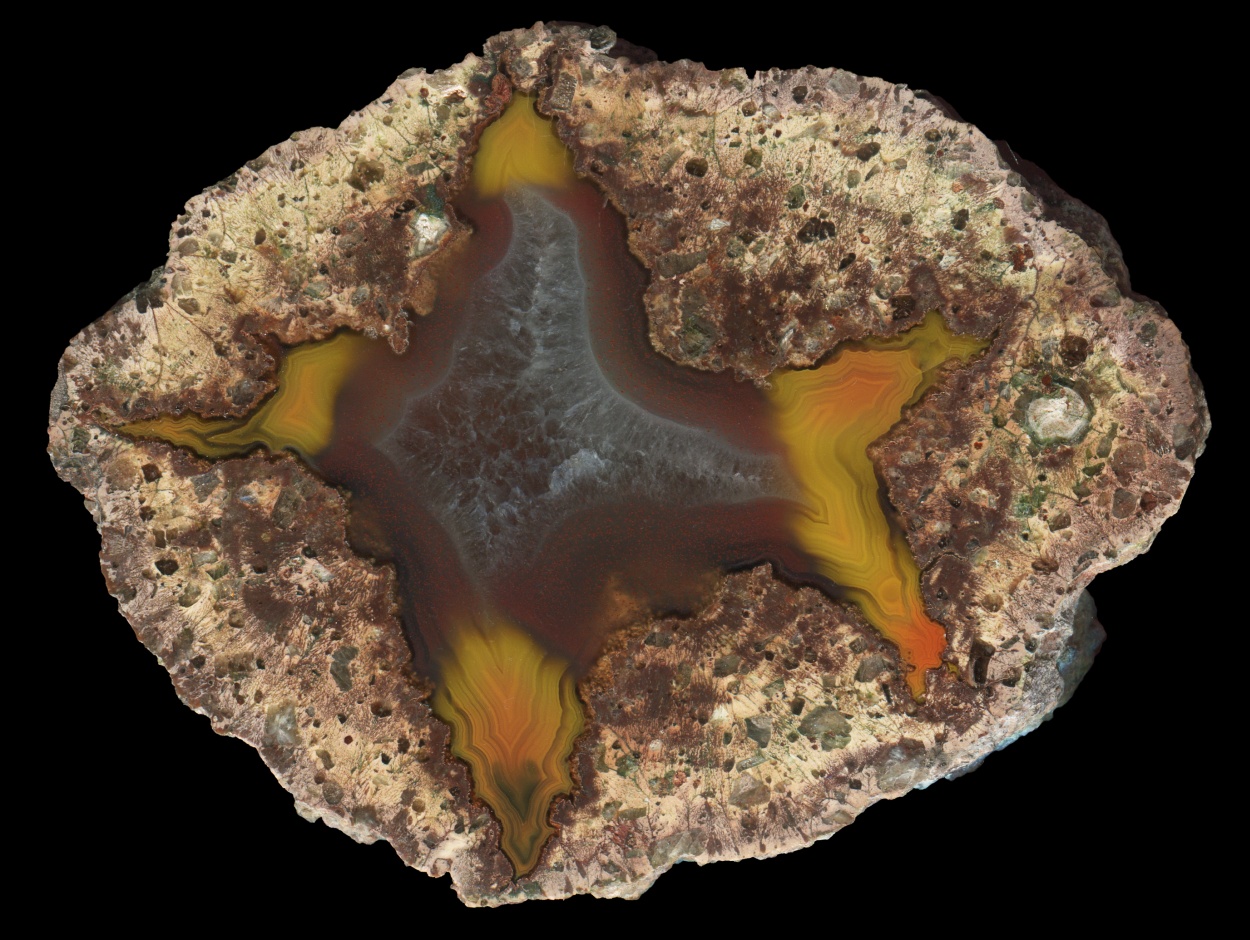 Pujiang Thunderegg with Beautiful Yellow Staining