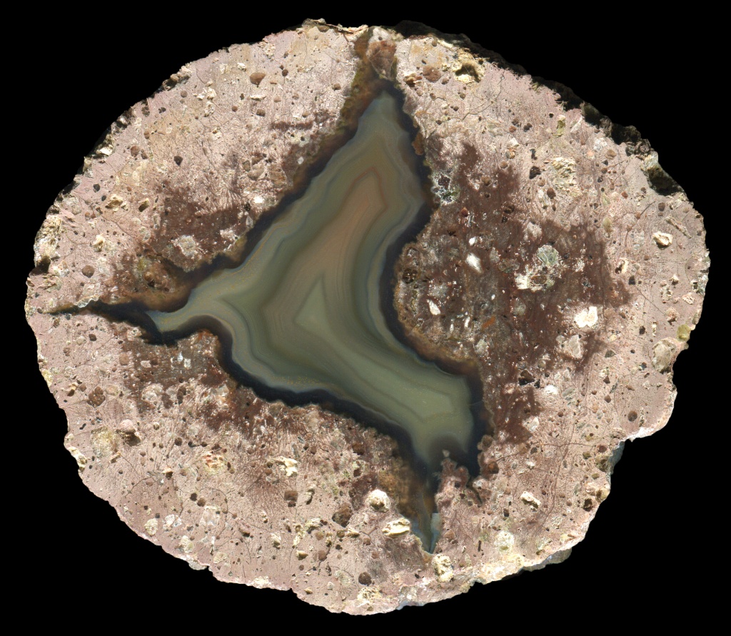 Pujiang Thunderegg with Flawless Brown Agate