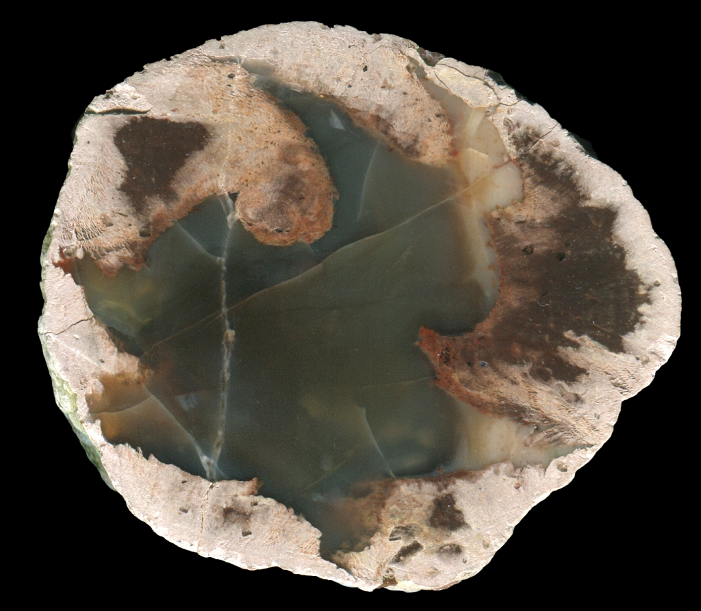 Esterel - Plateau de Grane Thunderegg with Simple Agate