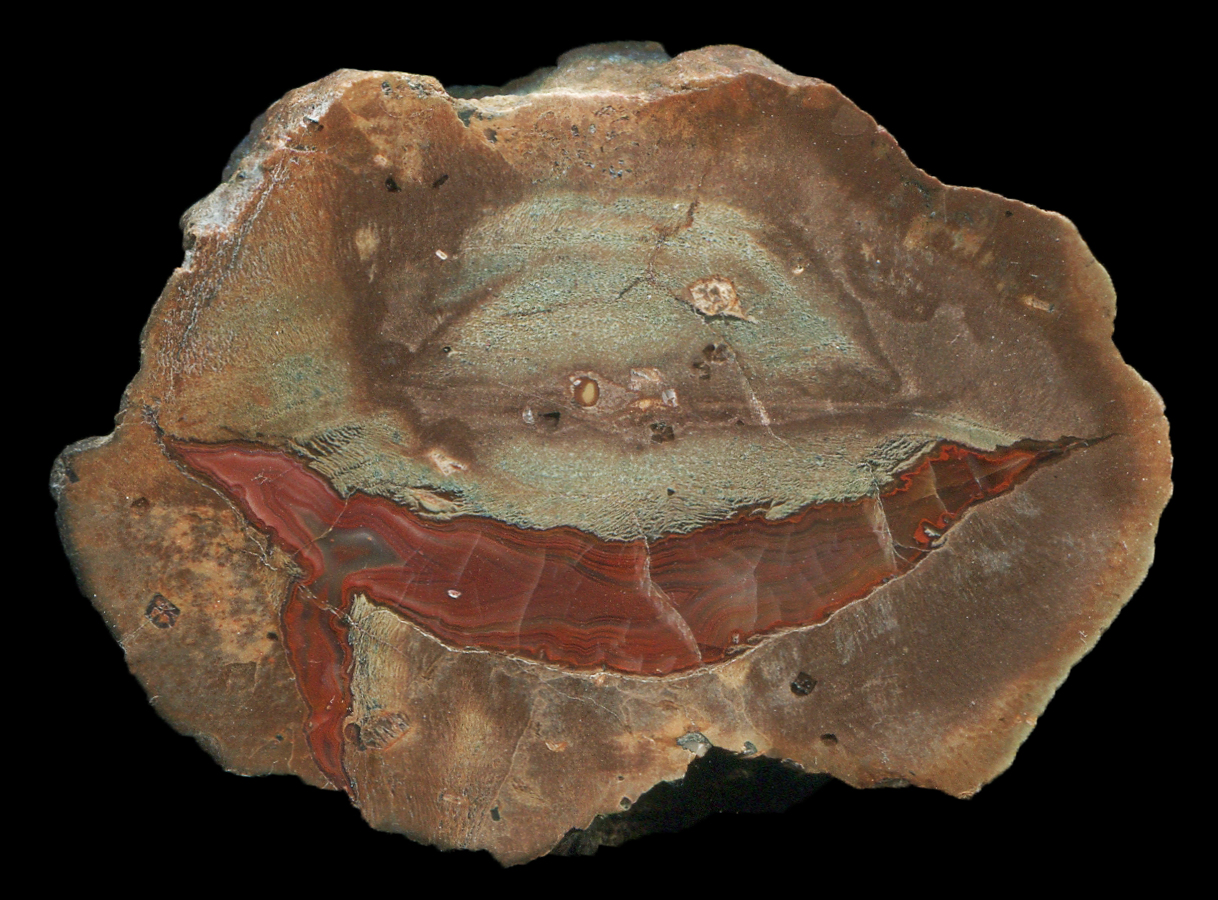 Esterel Thunderegg with Banded Agate