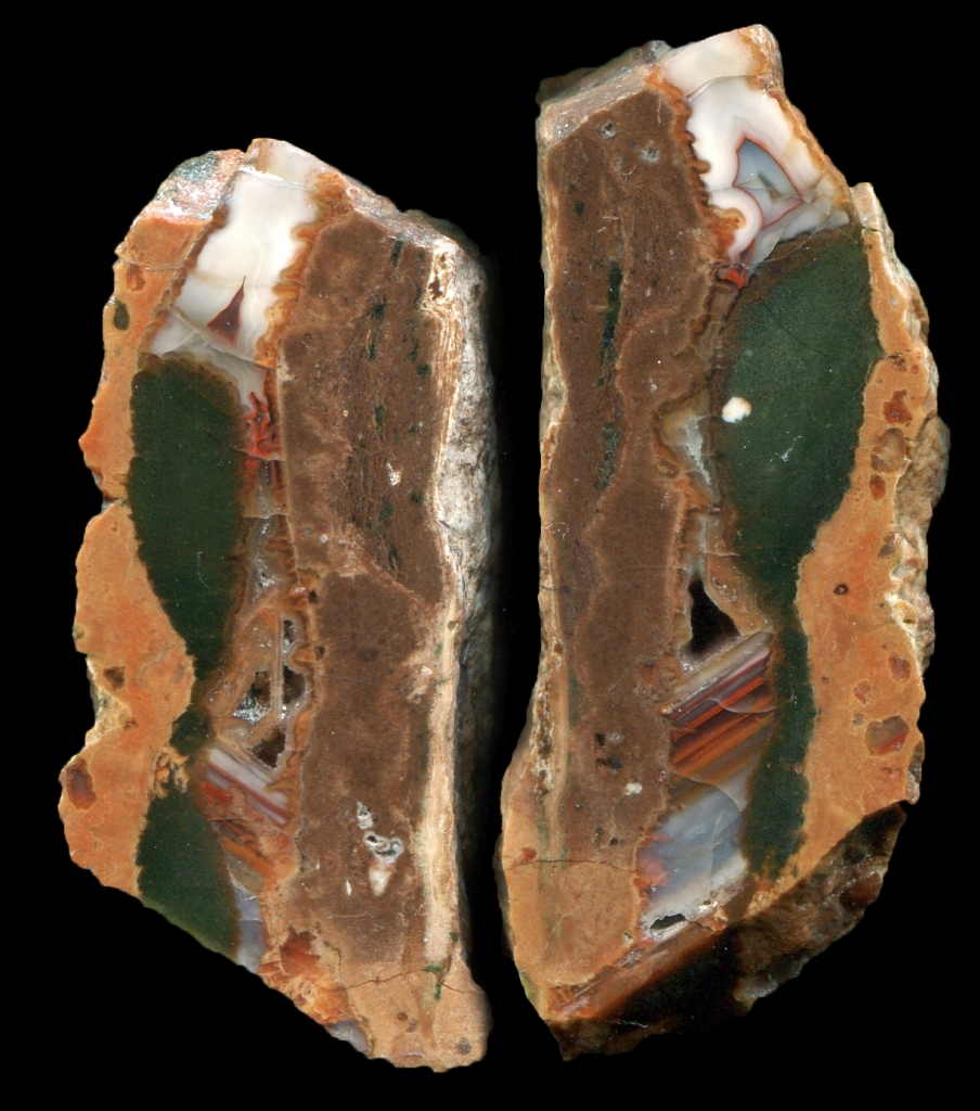Specimen of Esterel Seam Agate/Thunderegg