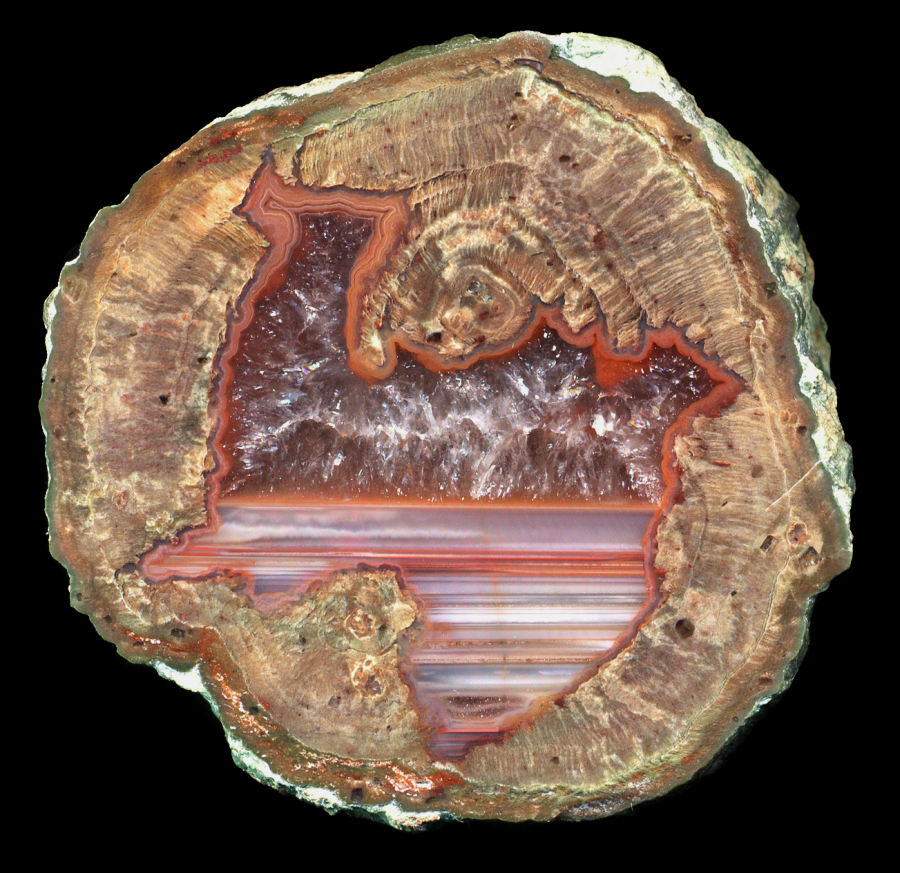 Beautiful Esterel La Vigne Thunderegg with Waterlines