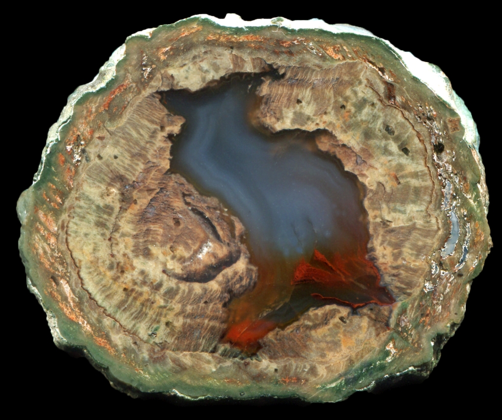 Esterel La Vigne Thunderegg with Solid Agate Core