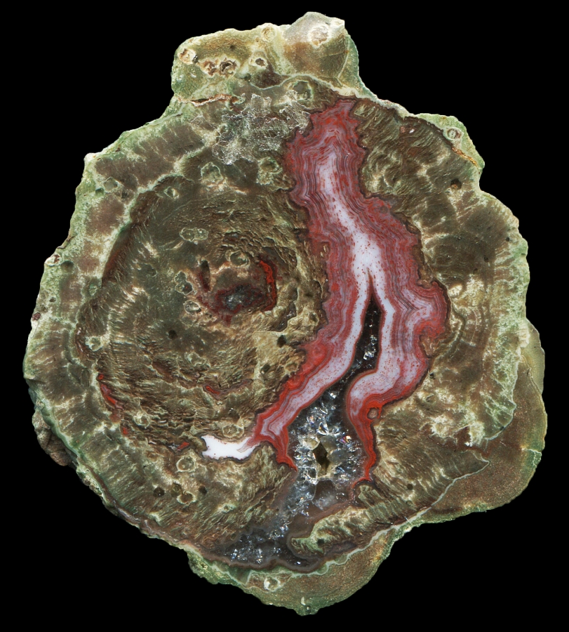 Esterel La Vigne thunderegg with Small Densely Banded Core