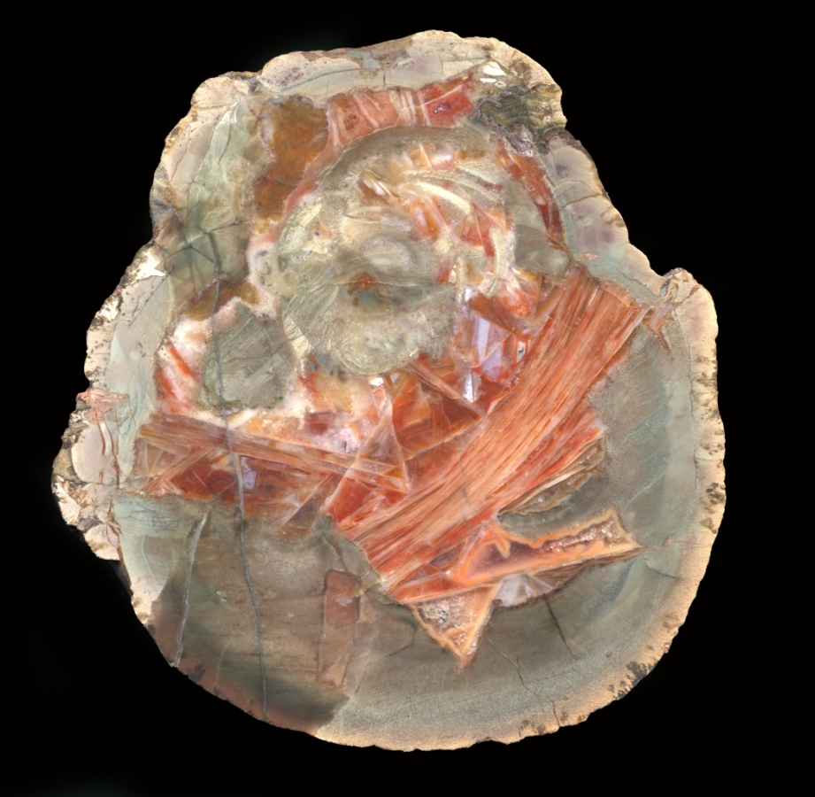 Amazing Lierbachtal Thunderegg with Bend Pseudomorph