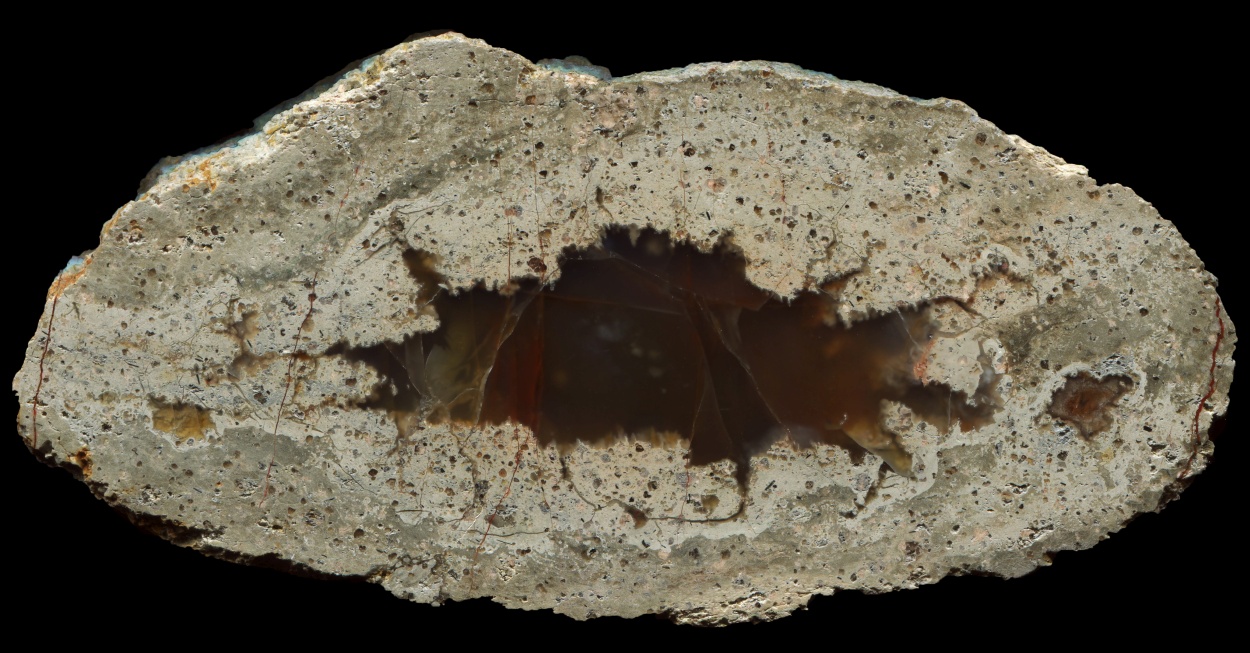 Long Thin Sailauf: Rehberg Thunderegg with Solid Agate