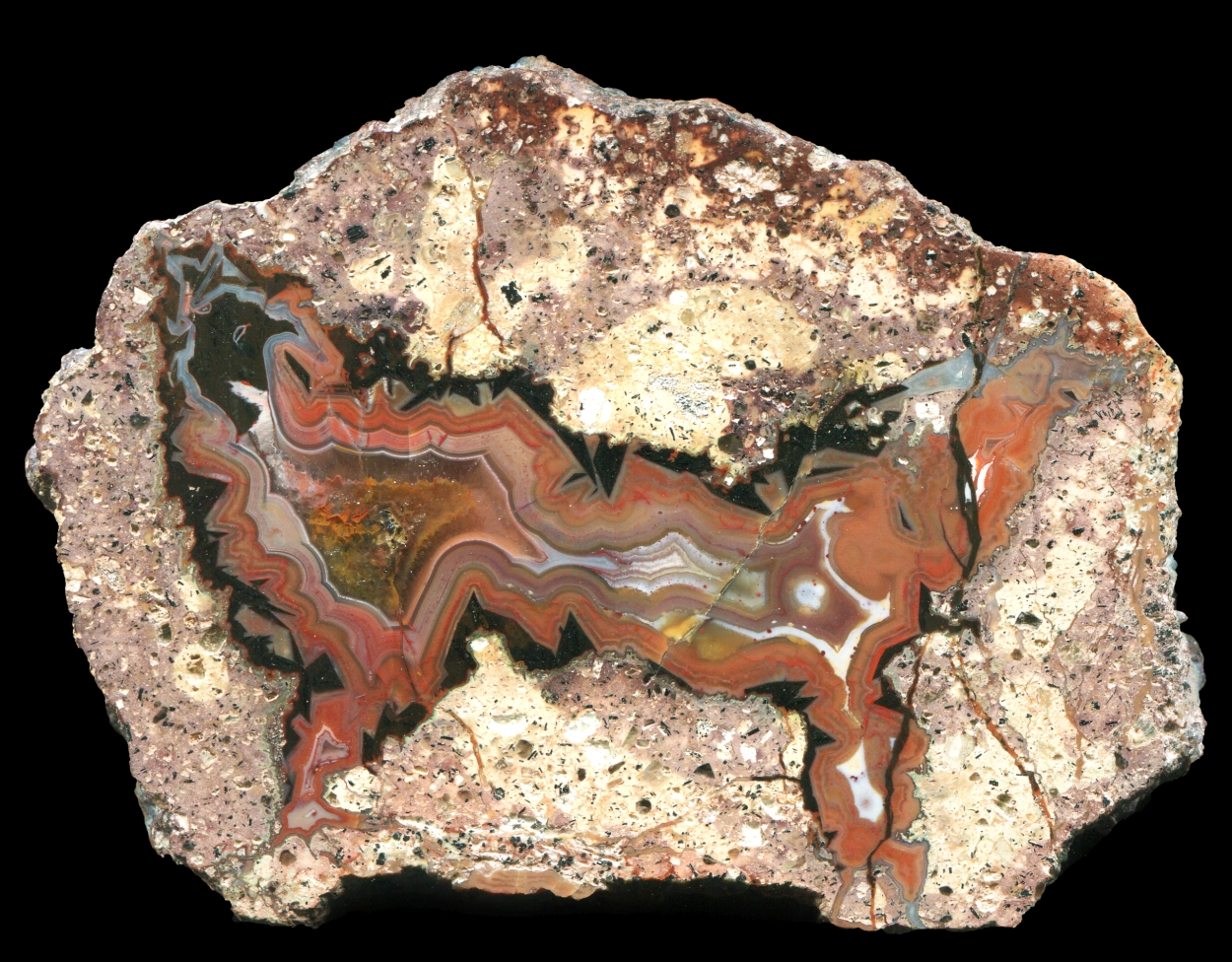 A Fine Burgstall Thunderegg with Agate and Pseudomorphs