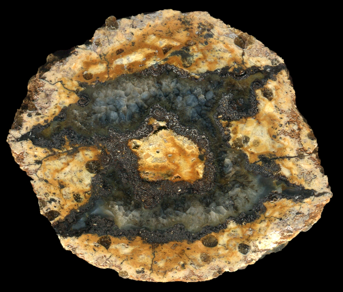 Wingeshausen Thunderegg with a Generous Fringe of Goethite