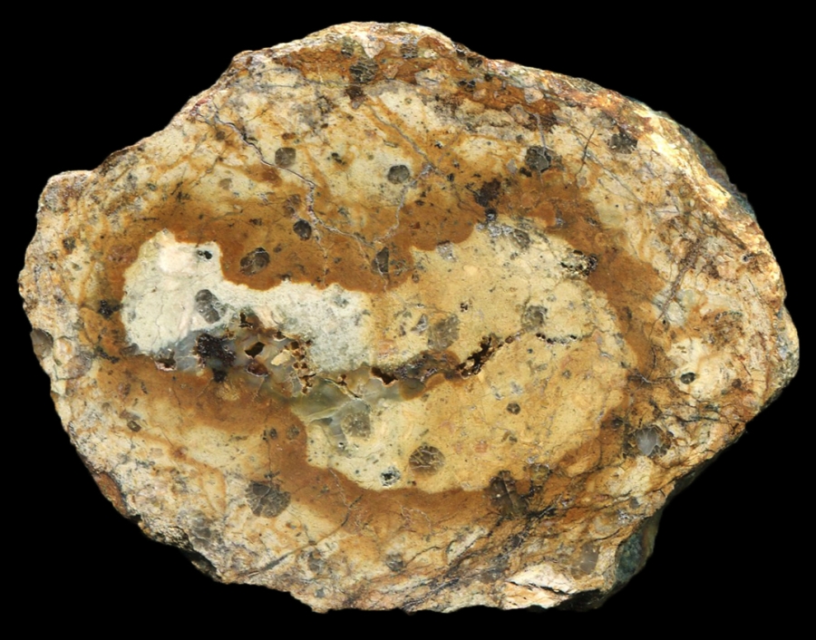 Wingeshausen - Schwarzbachtal Thunderegg with Mineral Ring and a Touch of Chalcedony