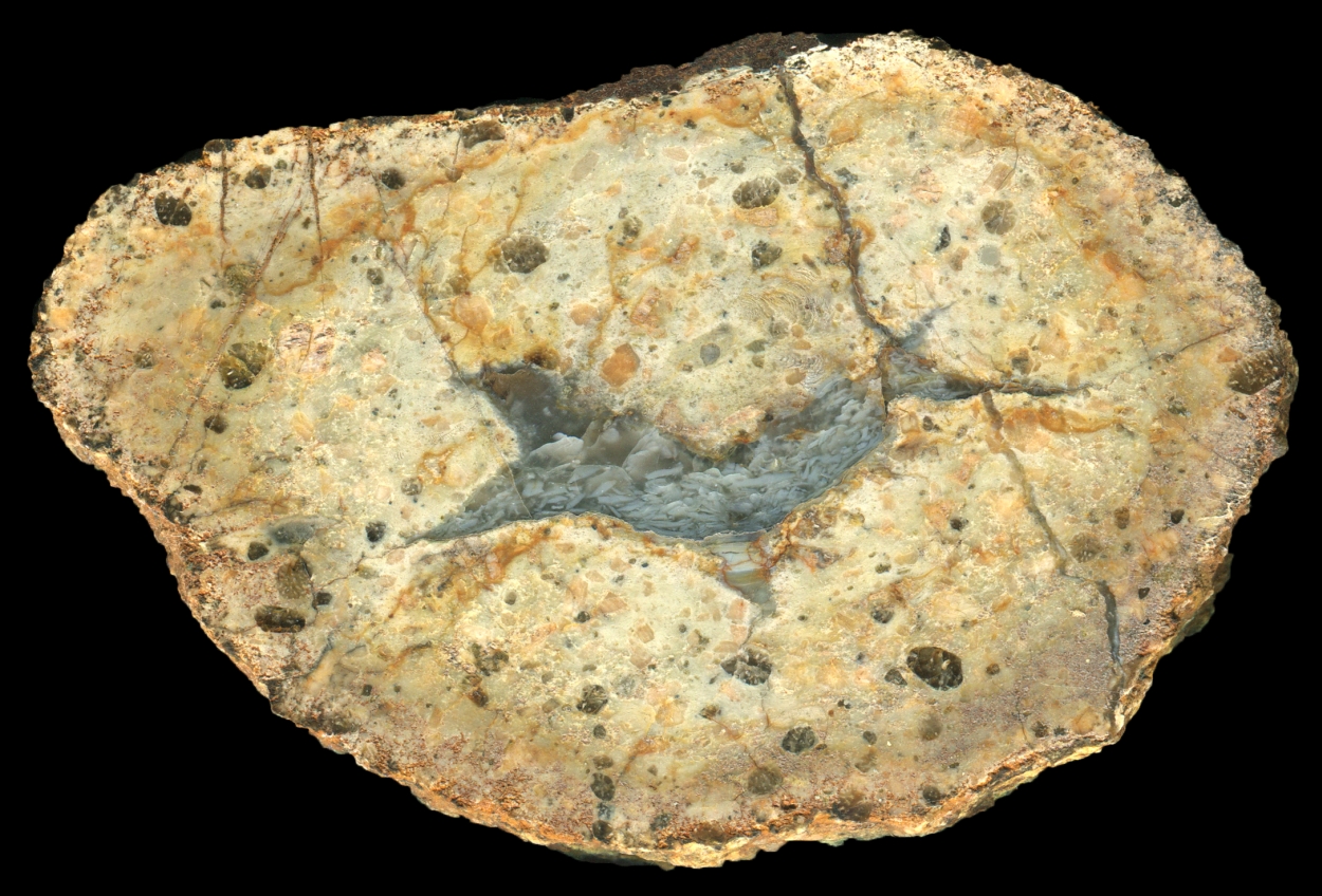 Wingeshausen Thunderegg with a Curious Choppy, Shattered Core