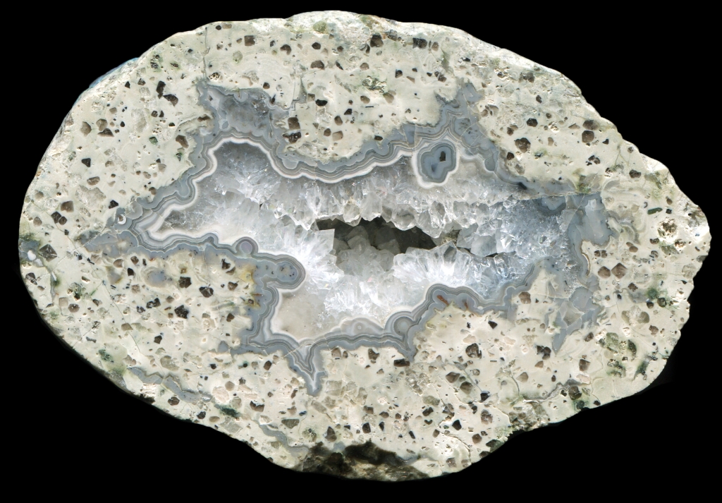 Extraordinary Bockelwitz Thunderegg with Grey Agate