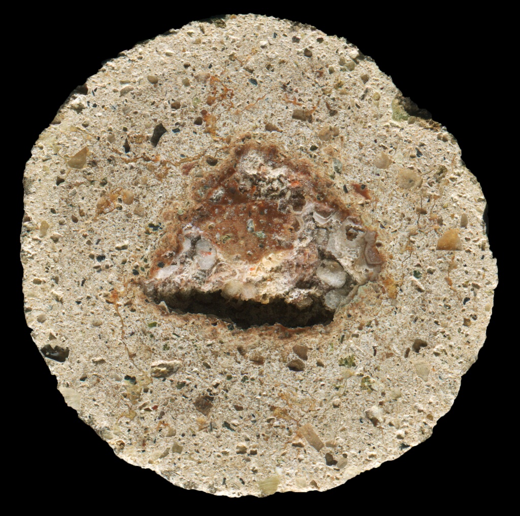 Chemnitz-Altendorf Thunderegg with Mineral Growths
