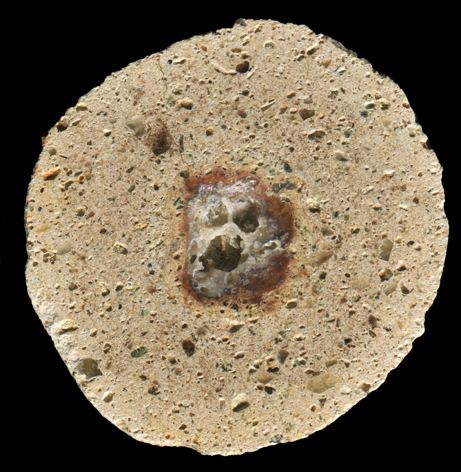 Pale Chemnitz-Altendorf Thunderegg with "Bubbly" Core