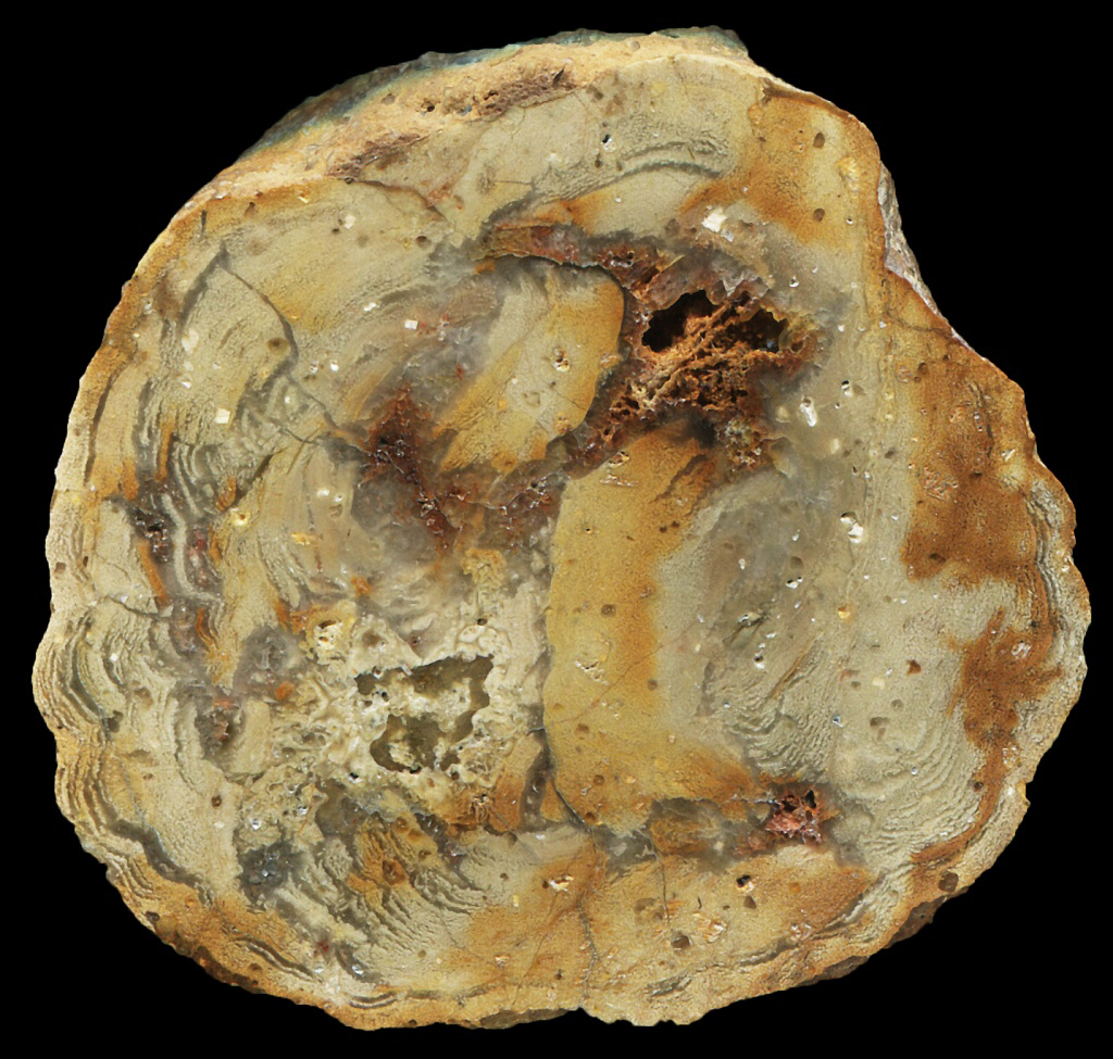 Yellow Schmiedeberg by Dippoldeswalde Thunderegg with Onion Rings