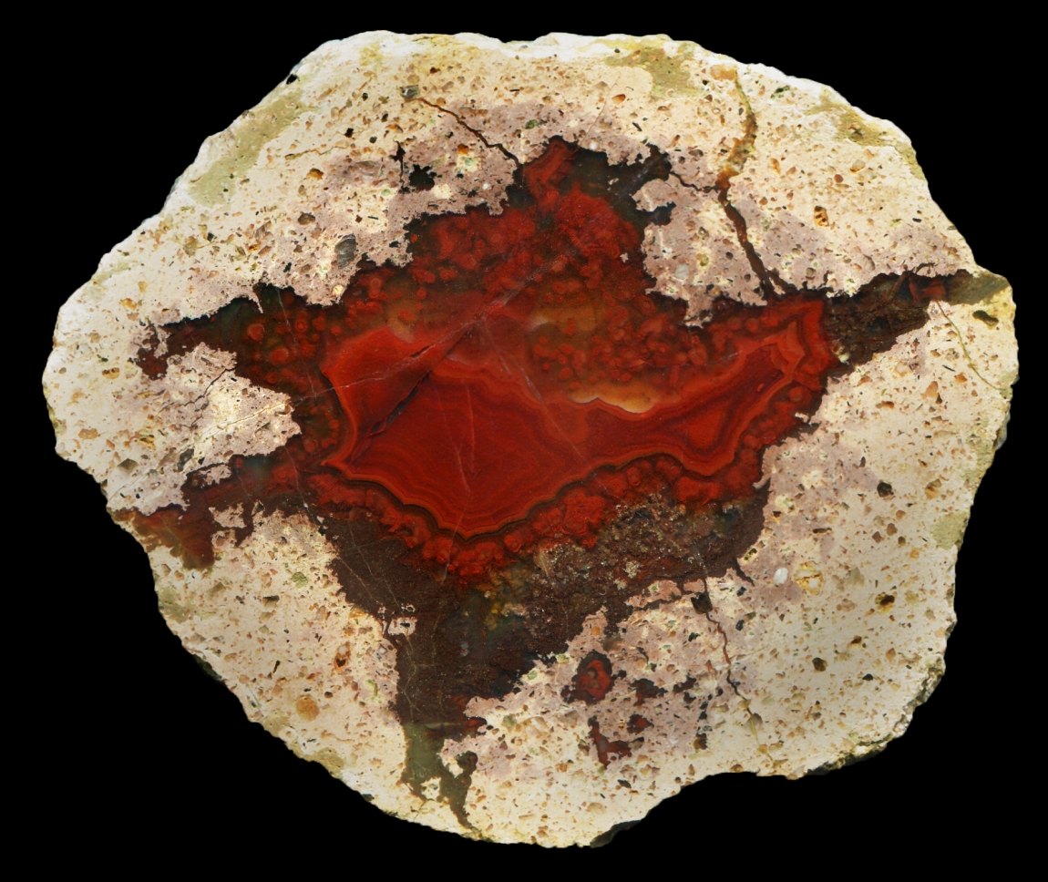 Flaming Red St Egidien Thunderegg