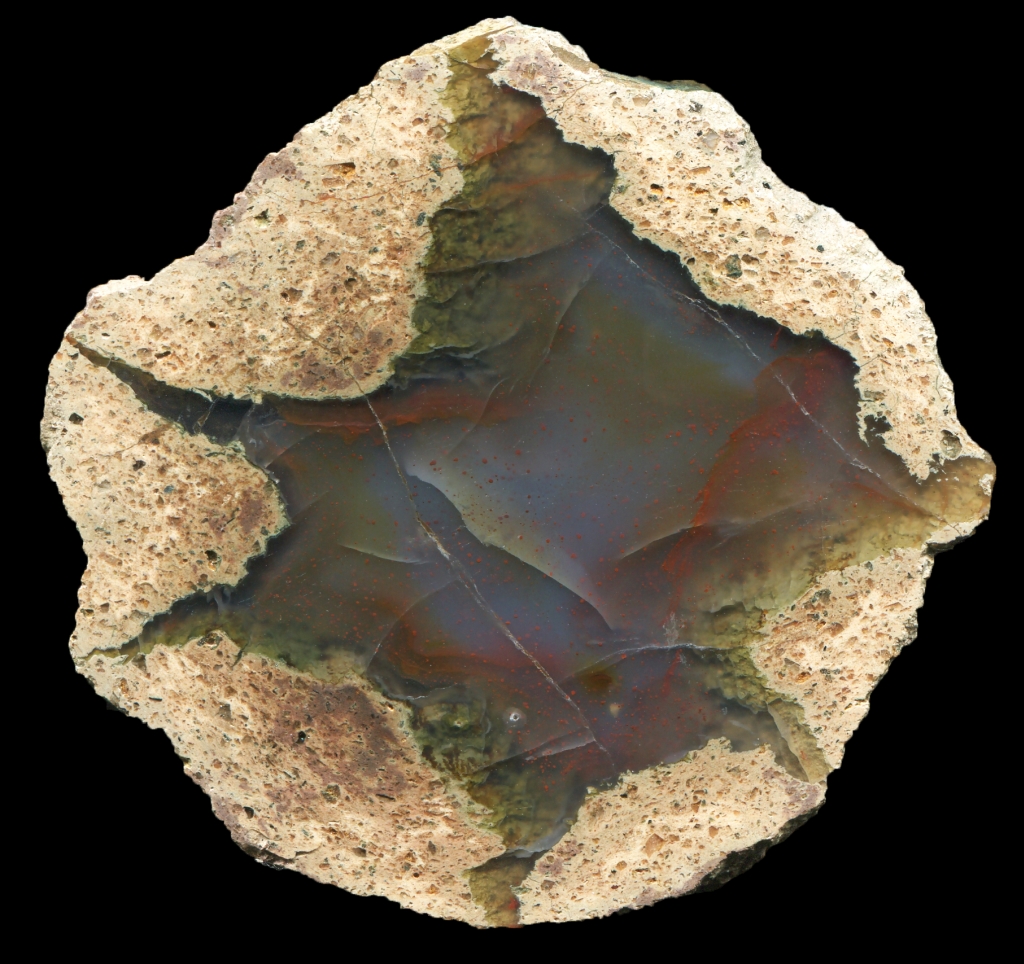 St Egidien Thunderegg with Unusually Clear Agate