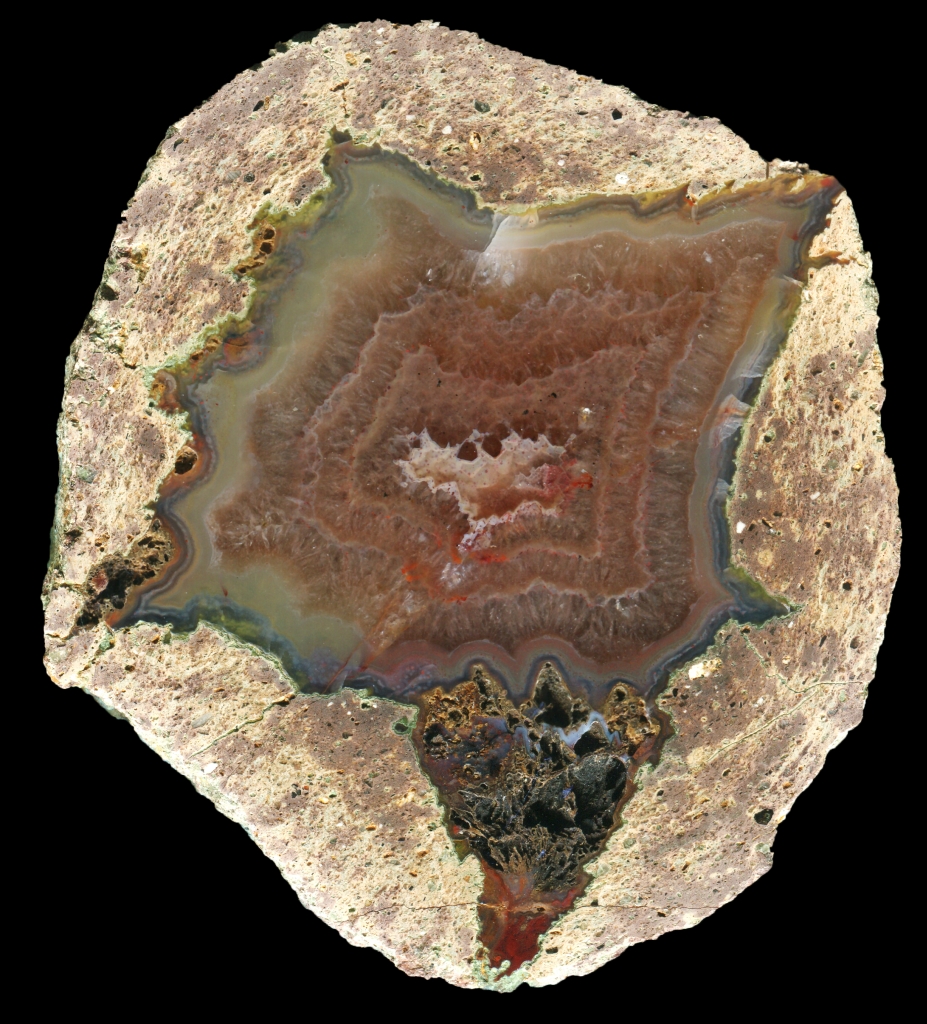 St Egidien Thunderegg with Filigree/Lace Patterns