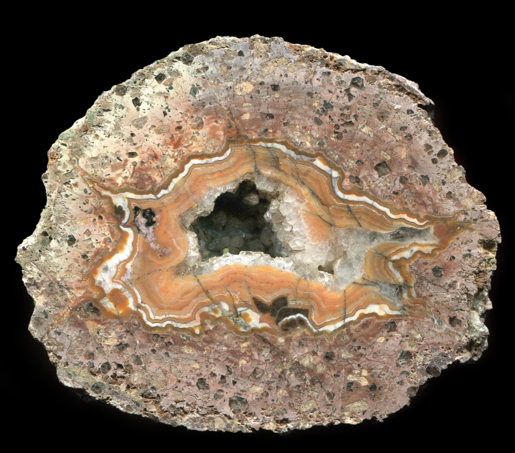 Simple Köpfchen Thunderegg with Clear Agate