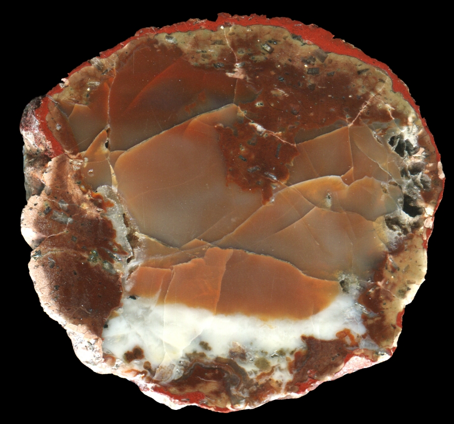 Ika Thunderegg with Coloured Opal