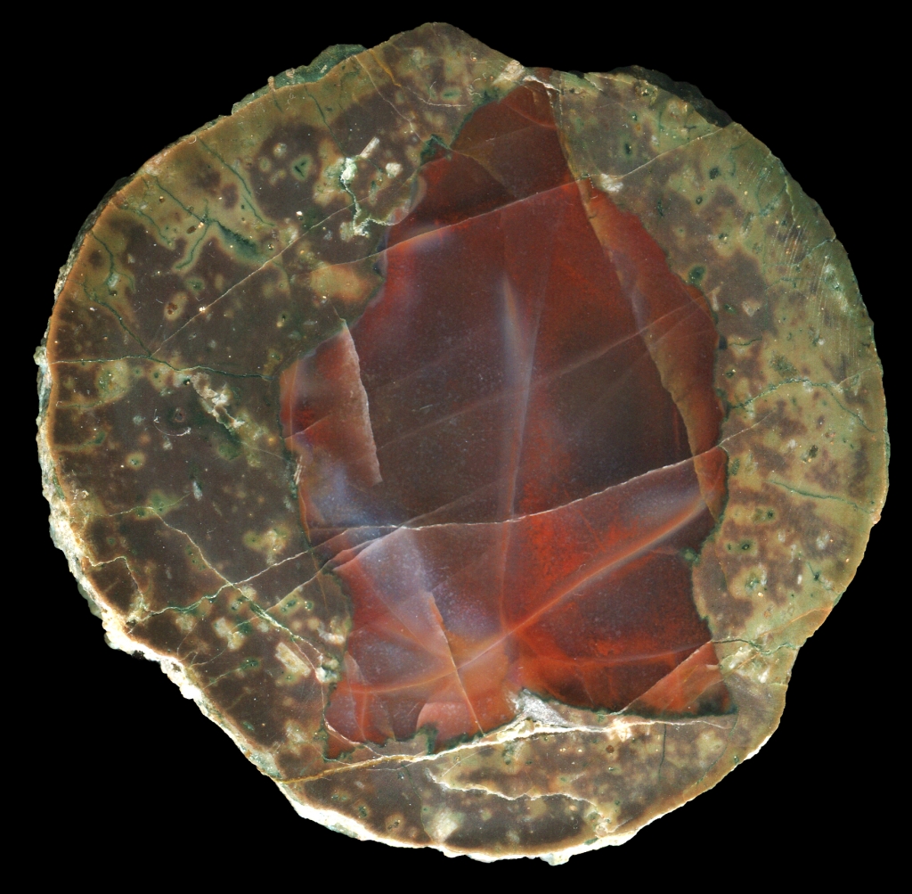 Kizyl-Tugan Thunderegg with Red Agate