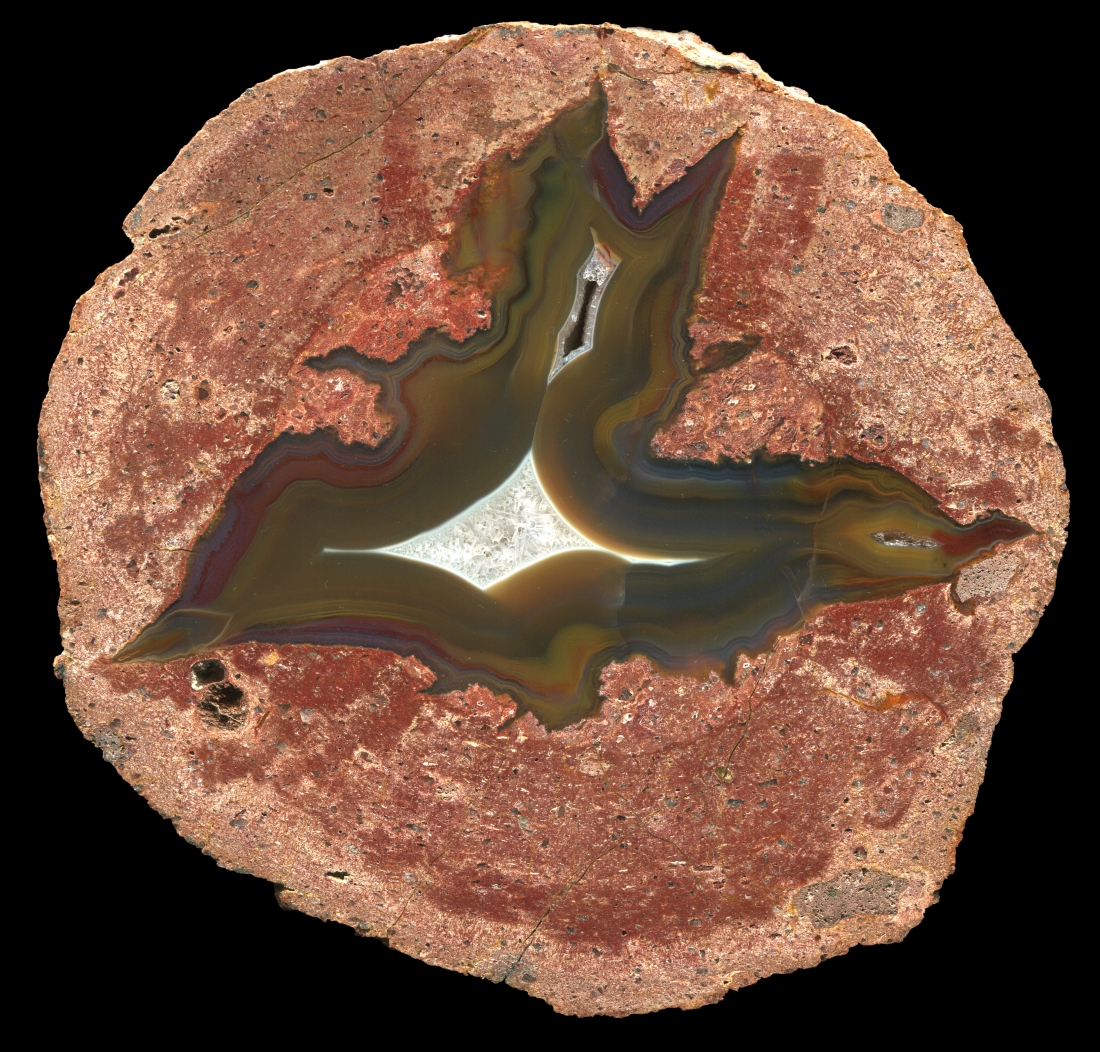 Janos Thunderegg with Colourful Brown Agate