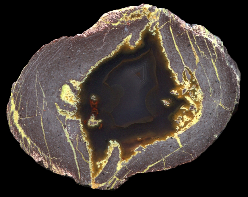 Mesquite Creek Thunderegg with Yellow Mineralisation