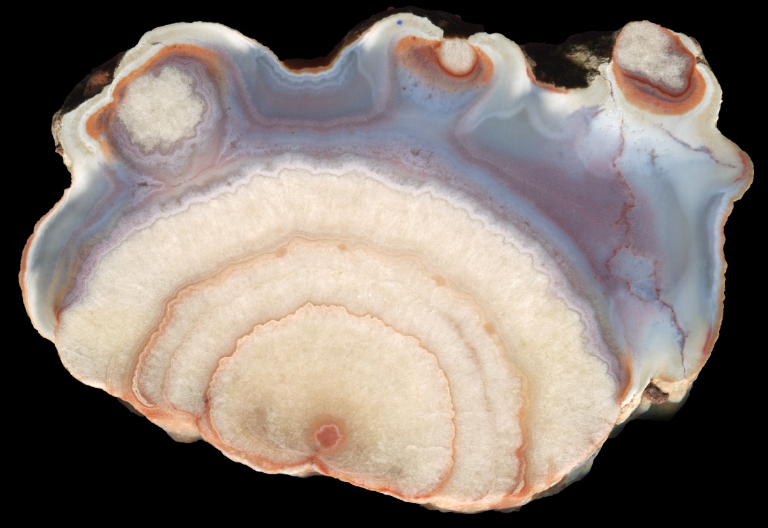 Rare Blue Dulcote Agate with Massive Crystal Orb