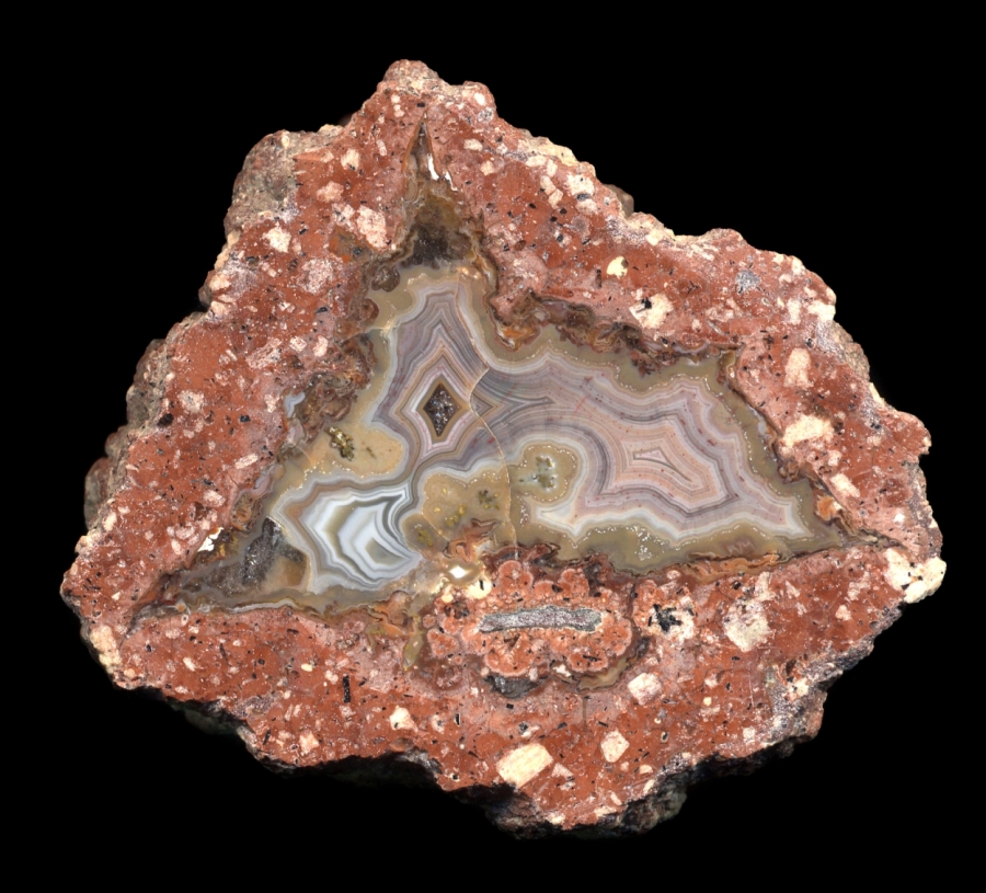 Small Nowy Kości&oacute;ł Thunderegg with Banded Core