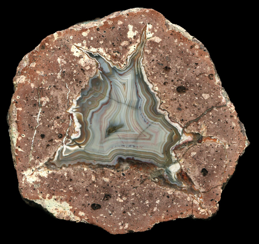 Nowy Kościół Thunderegg with Solid Grey Agate