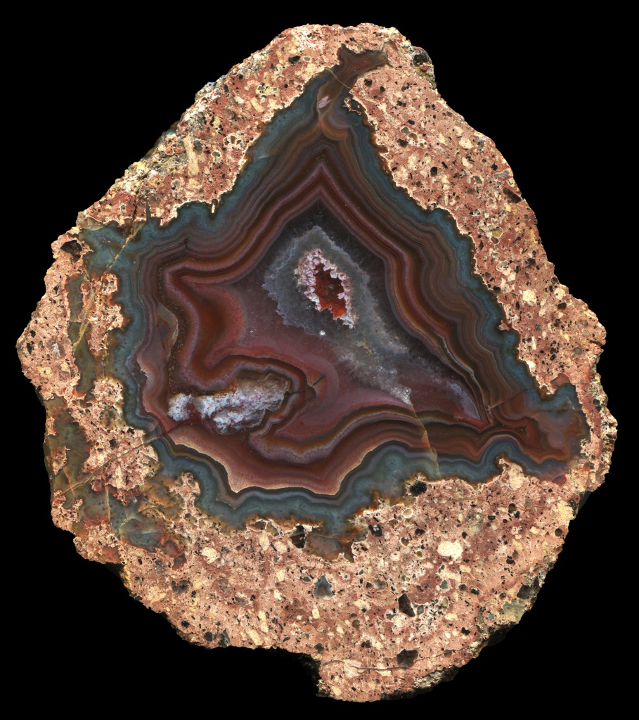 Magnificent Sokolwiecz Thunderegg with Banded Agate