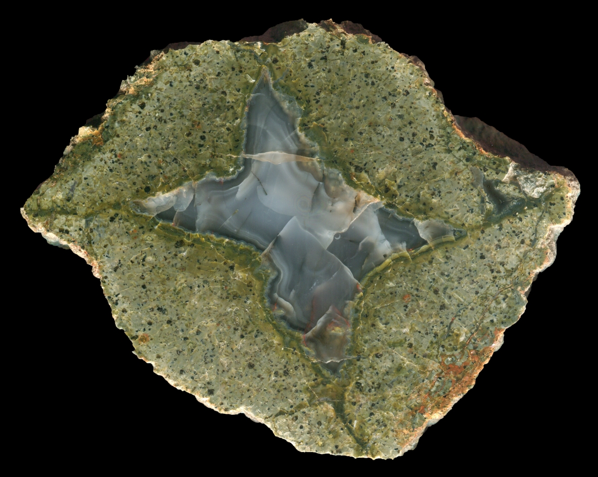 Deep Green Dzelty Thunderegg