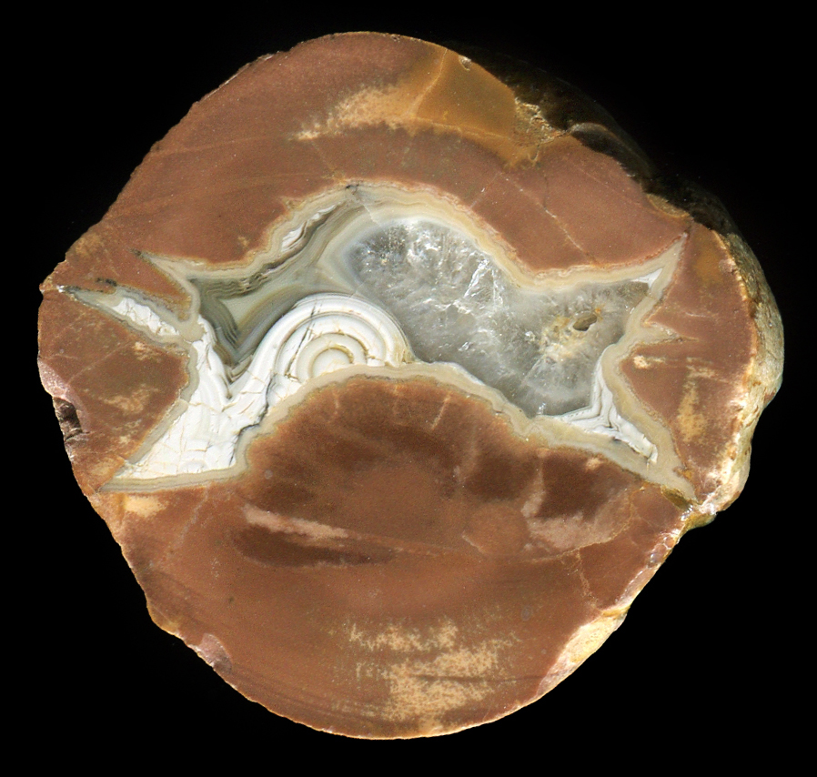 Kizilskoje Thunderegg with Banded Agate