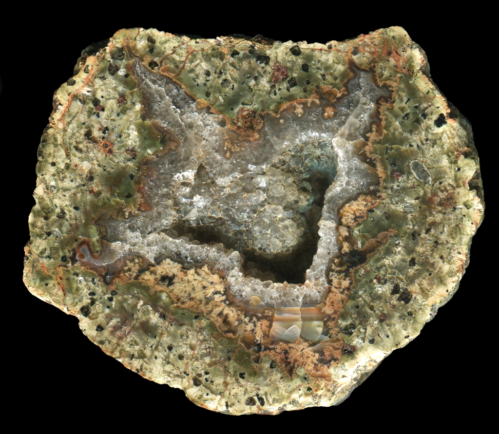 Chukotka Thunderegg with Plume and Crystal