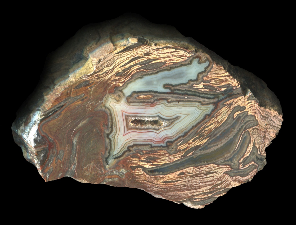 Small Emirler Village Rhyolite with Banded Agate