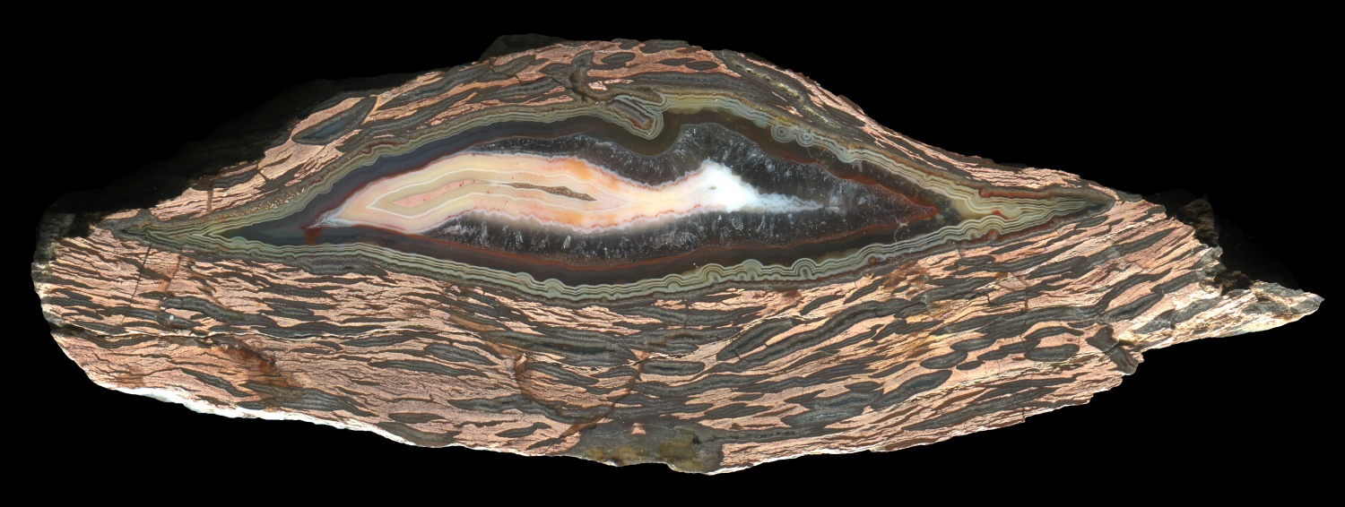 Emirler Village Rhyolite with a Large Agate Pocket