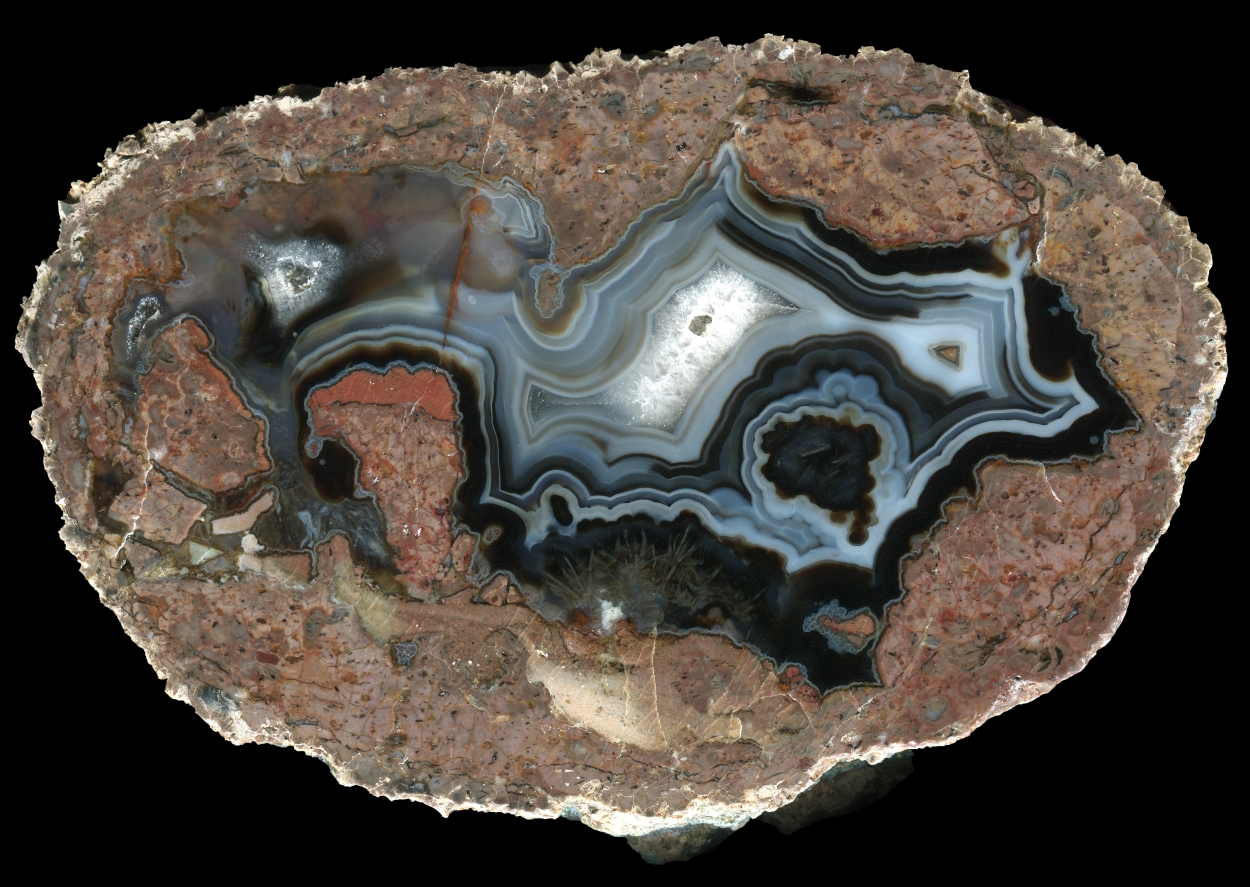 Susuz Village Thunderegg with Complex Banded Agate