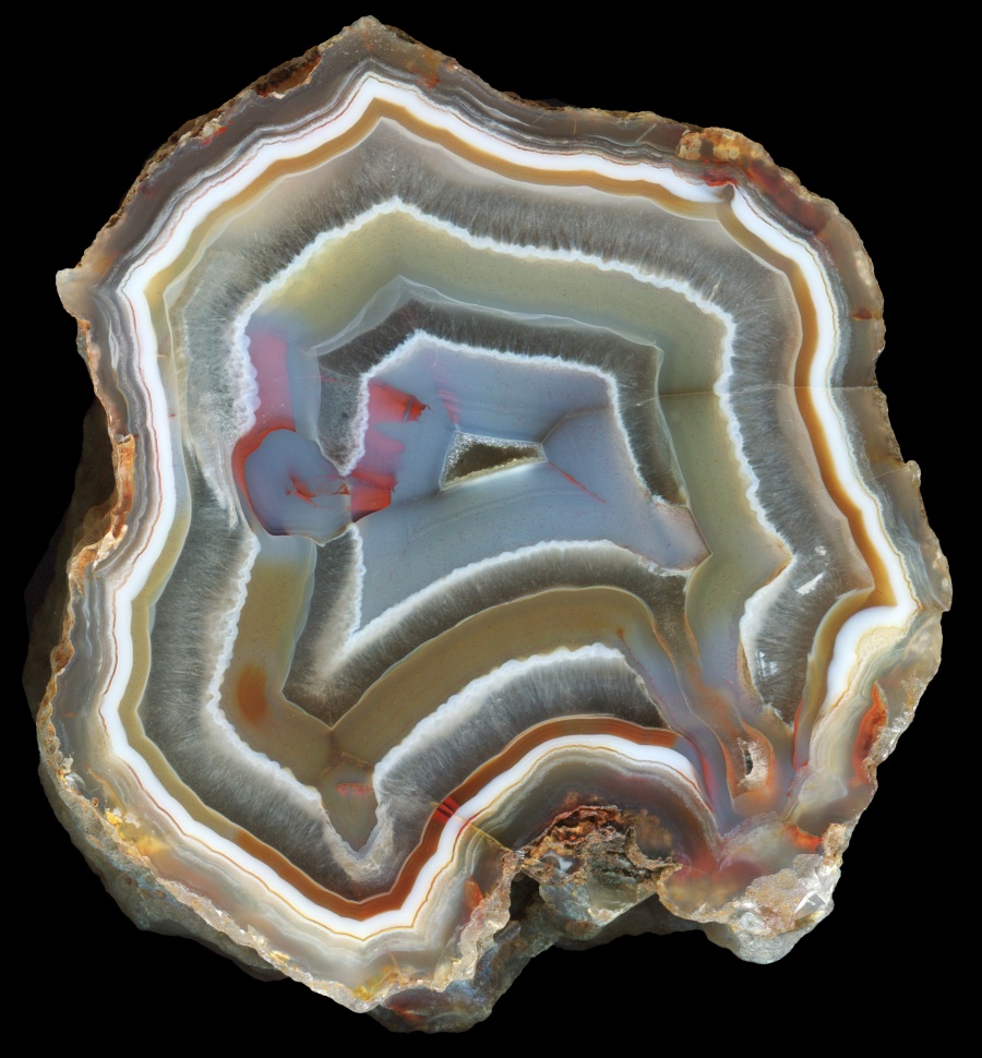 Spectacular Susuz Village Banded Agate Specimen