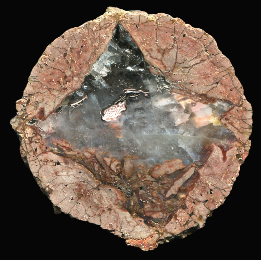 Gold Basin Thunderegg with Brecciated debris