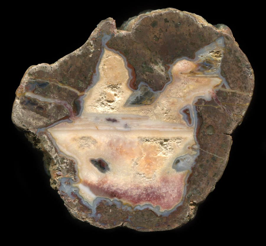 Wiley Well Thunderegg with Peach-Coloured Core
